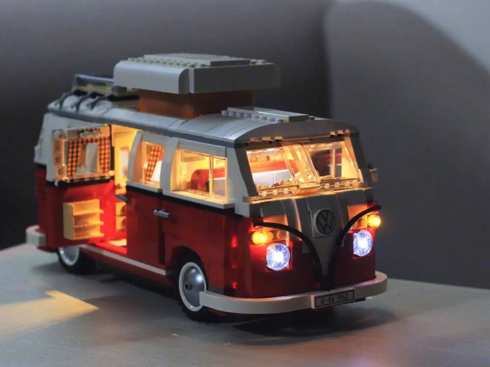 21001 Volkswagen T1 Camper Van Creator Expert Совместимость с Iegoset 10220 строительные блоки кирпичи модели классических машин игрушки подарки