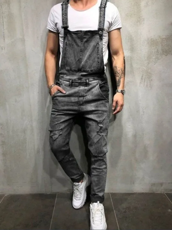 Moomphya, рваные джинсовые комбинезоны с дырками, мужские джинсы, Sreetwear, хип-хоп штаны на подтяжках, джинсы, мужские подтяжки, брюки-карго, джинсы для мужчин