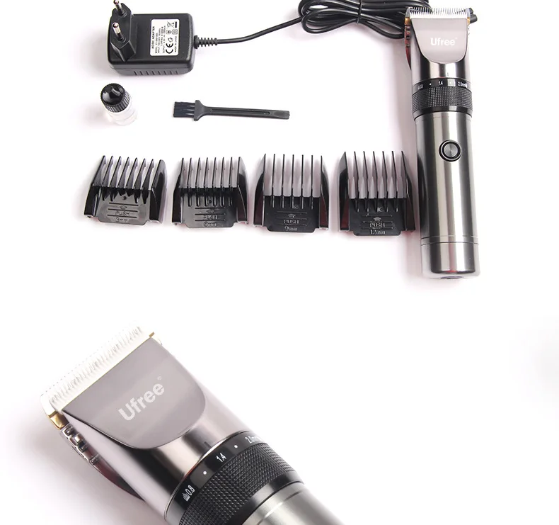 Professional Hair clipper Trimmer Titanium ceramic Barber hair cutting machine for adult children Baby Powerful lithium battery