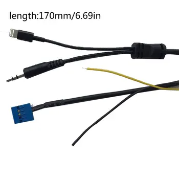 

For BMW BM54 E39 E46 E53 X516: 9 screen For iphong7 8 x AUX line music