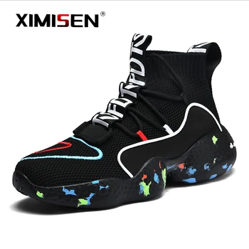 

Shoes For Men Sneakers Casual Men Sock Shoes Breathable Tenis Masculino Adulto High Top Man Trainers Zapatos Hombre Sapatos