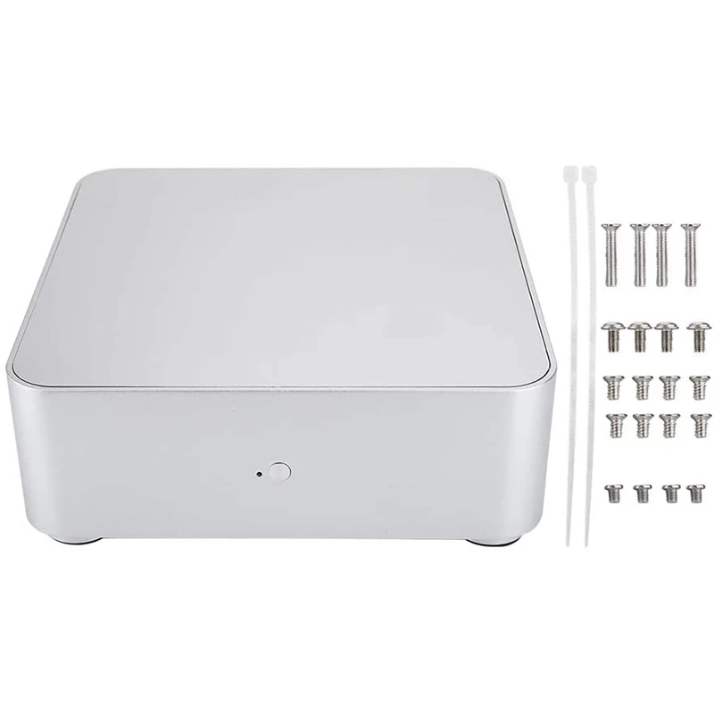 H80S HTPC корпус Корпуса охлаждающий мини ITX тонкий офис для дома игровой практичный из алюминиевого сплава ПК