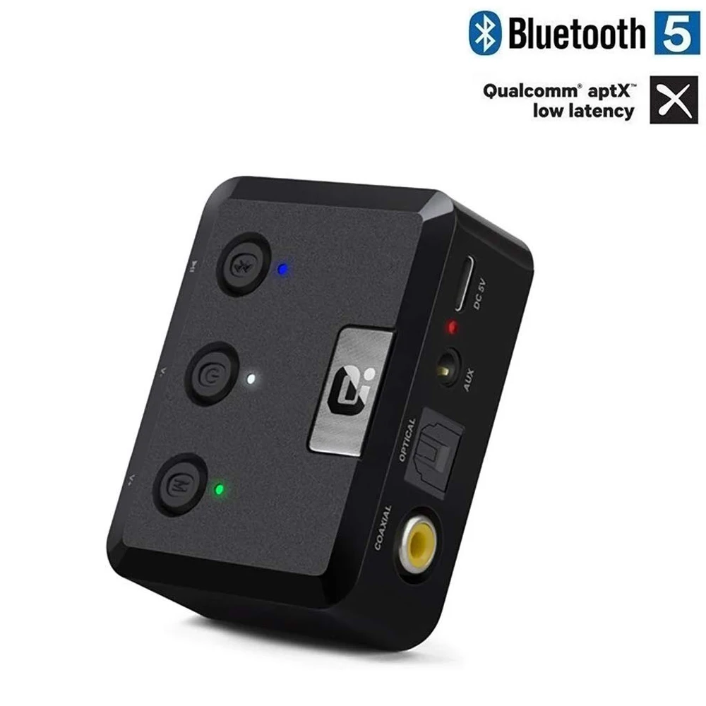 Bluetooth 5,0 Aptx с низкой задержкой стерео аудио приемник беспроводной коаксиальный SPDIF Оптический RCA Aux 3,5 мм Музыкальный адаптер для домашнего динамика