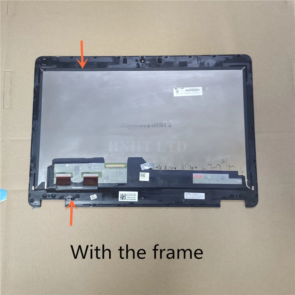 Для DELL Latitude E7270 сенсорный ЖК-экран в сборе 12," LTN125HL06 LP125WF1 SP G4 1920*1080 хороший рабочий