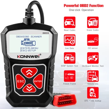 

KONNWEI KW310 OBD2 Scanner Professional Automotive Code Reader Full OBD2 Scanner Multi-languages Auto Diagnostic Scan Tool