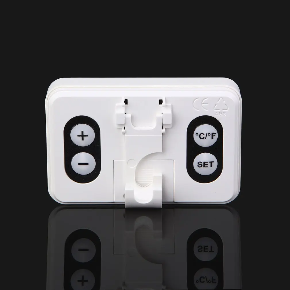 Термометр с цифровым дисплеем, электронный гигрометр, светодиодный светильник с самой низкой температурой, функция сигнализации для внутреннего и наружного использования