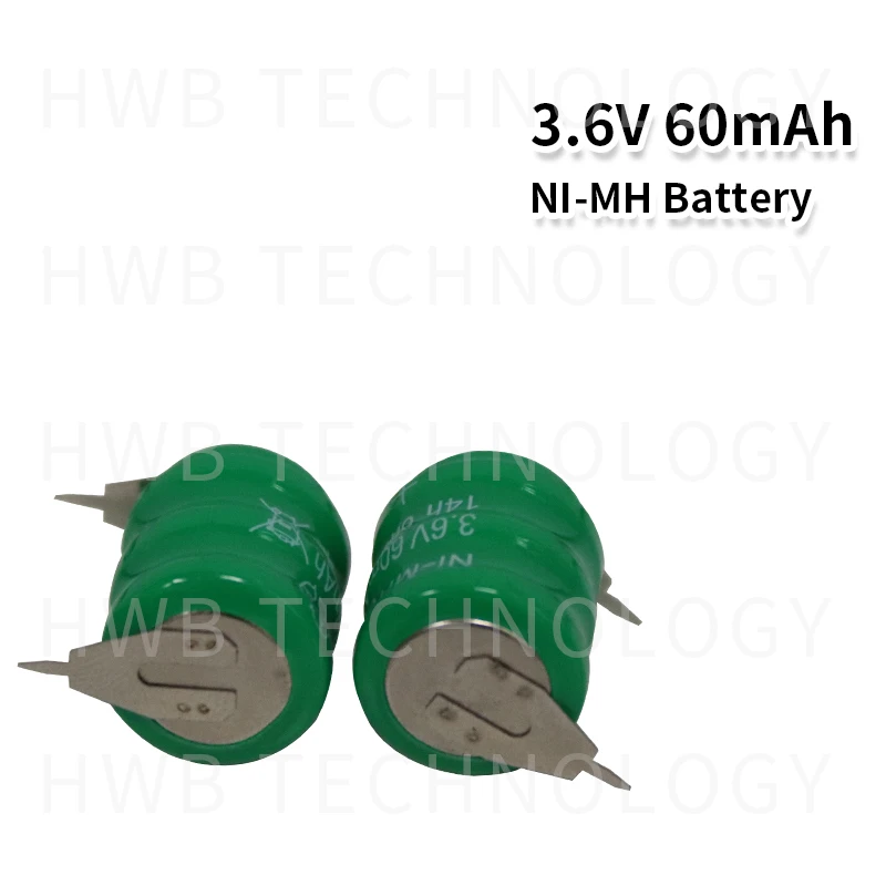 5 шт/лот 3,6 V 60mAh Ni-CD никель-кадмиевый аккумулятор для резервного копирования данных ячейка памяти PLC Промышленные батареи