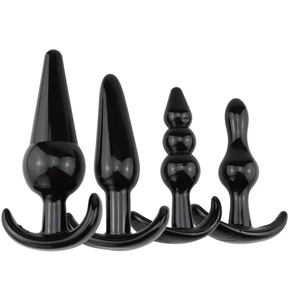 4pcs Set Mini Silicone G-Spot Anal Plug Beads Jelly Toys Skin Feeling Dildo Adult Sex for Men Women Butt Products | Красота и