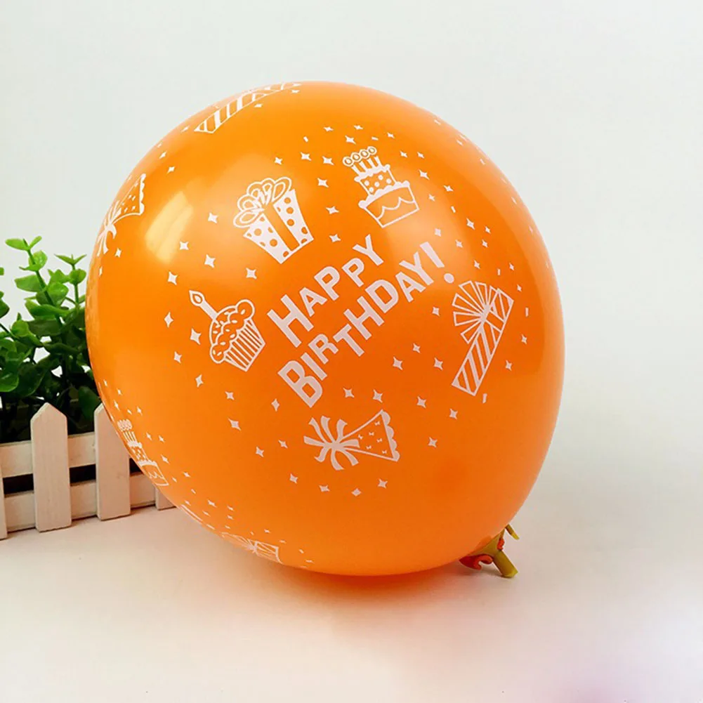 50 шт./компл. 12 дюймов воздушных шаров из латекса многоцветный Happy День рождения воздушные шары для украшения поставки надувной шар BJStore