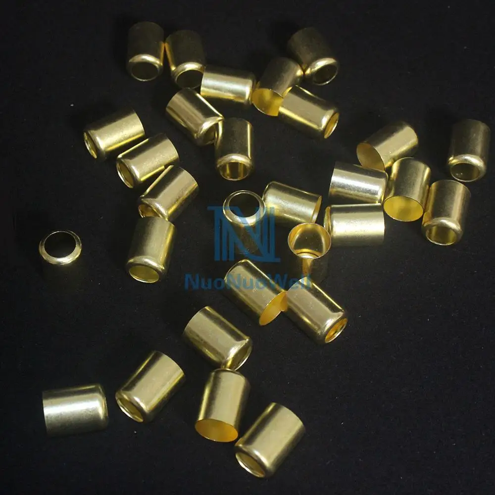 20PCS 고압 파이프 압착 액세서리 11-16MM 황동 파이프 커넥터 호스 압착 도구 구리 슬리브 파이프 배기 커넥터