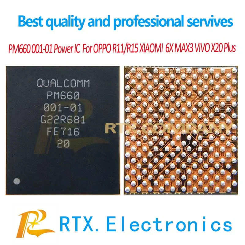 IC питания PM660 001 01 для XIAOMI 6X MAX3 note5 pro /OPPO R15 R11/VIVO X20 Plus PM чип управления питанием