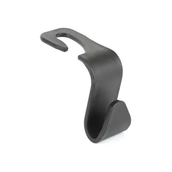 

1pcs Universal Car Hanger Bag Organizer Hook Seat Headrest Holder Black Accessory Storage Bag High Quality Car Seat Black Hook