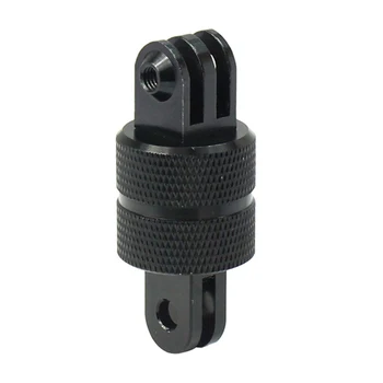 

360 Degree Black Easy To Use Metal Adapters Rotating Mount Lightweight Aluminum Outdoor Camera Accessories For GoPro Hero 6 5 7