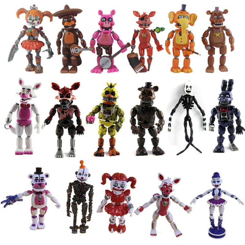 Toy Figure Фнаф 1 Fnaf Freddy Foxy Chica Bonnie Fnaf Animatronics Freddy  Fnaf1 Фнаф Фнаф Figurines Фнаф Freddy Фнаф Чика Фнаф Bonnie - Action  Figures - AliExpress