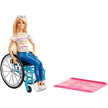 

Barbie Fashionista blonde doll in wheelchair (Mattel GGL22), color/assorted model