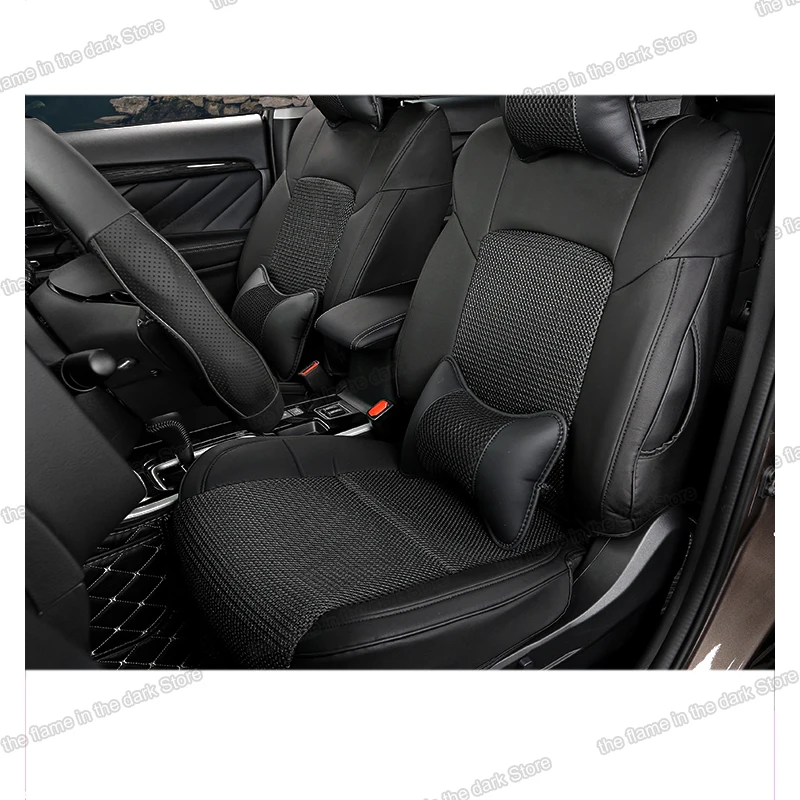 Роскошный кожаный чехол для автомобильного сиденья Lsrtw2017 Mitsubishi Outlander 2013 2014 2015 2016