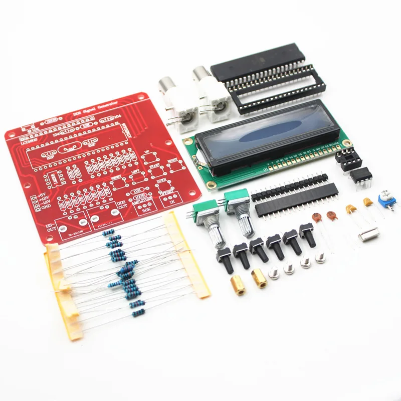

DDS Function Signal Generator DIY Kit Frequency Generator Square Sawtooth Wave DIY Parts Signal Source Components 2020