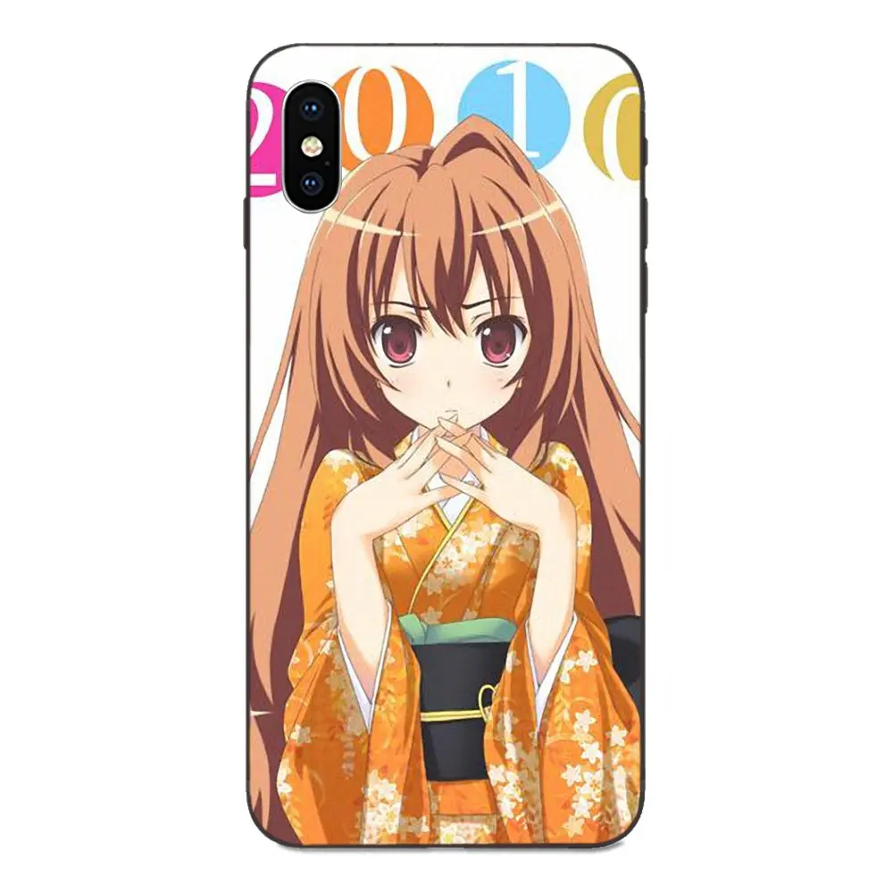 Мягкий Силиконовый ТПУ Черный Стильный чехол Toradora школьная форма айсаки тайки