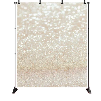 

Ivory Gold Backdrop Golden Spots Shinning Sparkle (Not Glitter) Sand Scale Halo Newborn Baby Portrait Photo booth Props