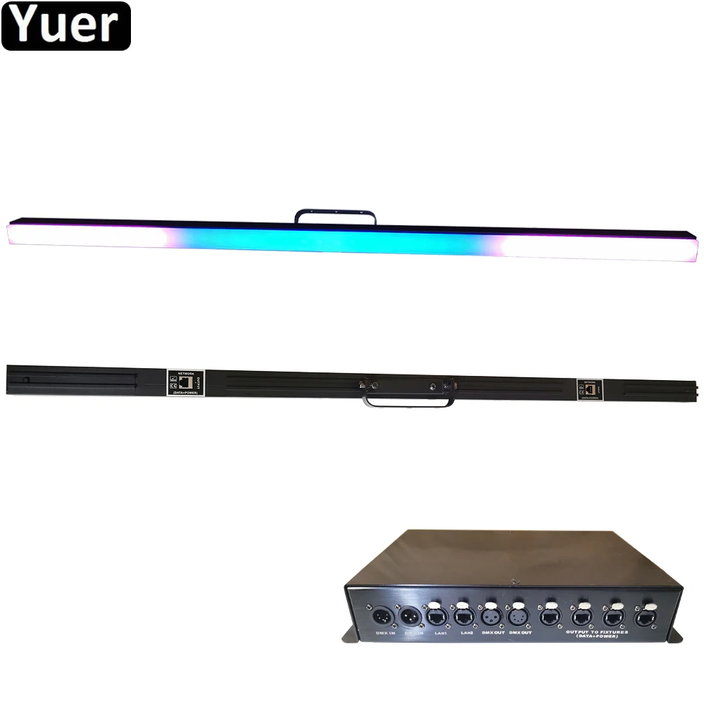 

2020 New LED Bar Light 40Pcs LED Pixel Bar Strip Light + Pixel Controller Pixel DJ Disco LED Neon Soft Stage Effect Lighting