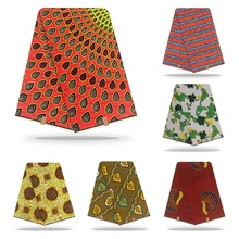 Высокое качество африканские принты ткань настоящий Африканский воск принты нигерийский стиль 6 ярдов/шт хлопок для платья