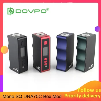 

Original Dovpo Mono SQ DNA75C Box Mod Power by Single 18650 Battery Vape Mod fit Atomizer 510 Thread vape tank E cig DNA Mod