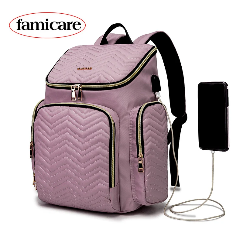 embroidered diaper bag backpack