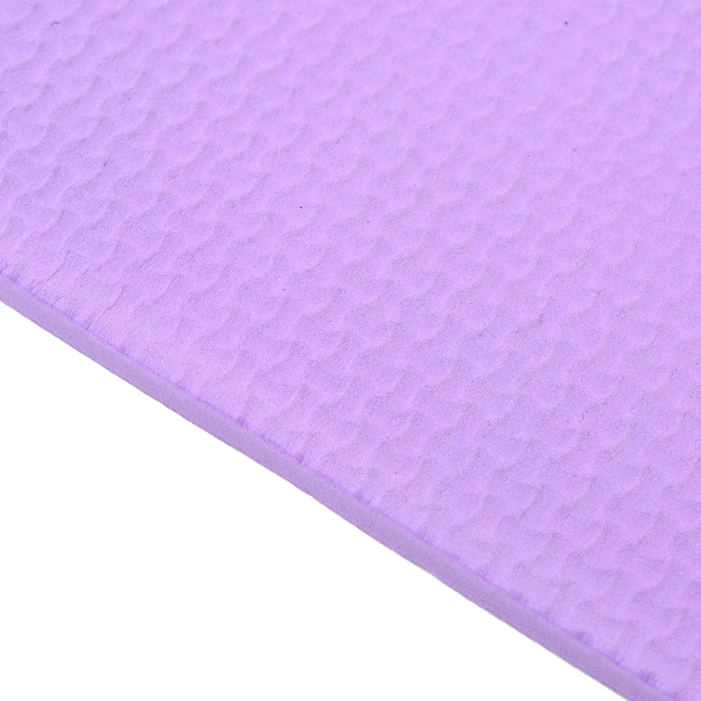 Инструменты для йоги 6 мм толстый коврик для йоги 6" X 24" X 0,2" Нескользящие фитнес-упражнения для дома Бодибилдинг похудение многоцветный