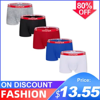 

5Pcs/lot CMENIN Ins Style Cotton Patchwork Soft Underwear Mens Boxer Homme Innerwear Boxer Men Undeware Boxers Cueca AD42