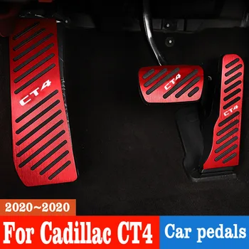 

For Cadillac CT4 2020 Aluminum alloy Gas Brake Pedal Cover Car Styling Accessories