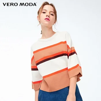 

Vero Moda Autumn & Winter Drop-shoulder 3/4 Sleeves Sweater| 319124530