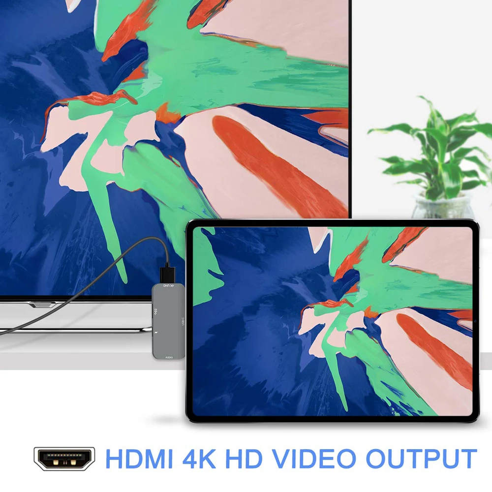 IPad Pro концентратор USB Type C адаптер с HDMI 4K аудио 3,5 мм USB 3,0 для iPad Pro samsung Galaxy S9 S9 Plus 8/8 Plus Note 8