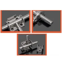 Hasp скользящая дверная защелка из нержавеющей стали Безопасный Прочный штапельный ворот Профессиональный Домашний аппаратный практичный зажим скользящий болт