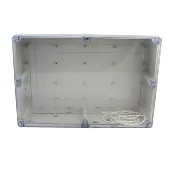 

380x260x105mm ABS IP65 Waterproof Plastic Wire Junction Box Transparent Enclosure Clear Project Case Electronic Terminal