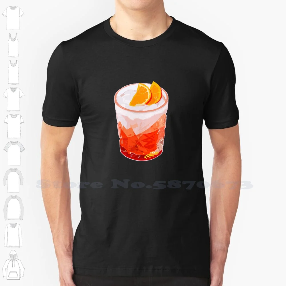Spritz In A Glass Black White Tshirt Per Uomo Donna Spritz Spritz Campari Aperitivo Drink Orange Citrus Soda Prosecco