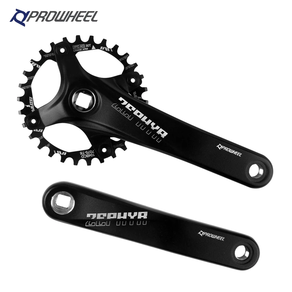 Prowheel Bicycle Crank Sprocket 104bcd Mtb Bike Square Hole 170mm 175mm