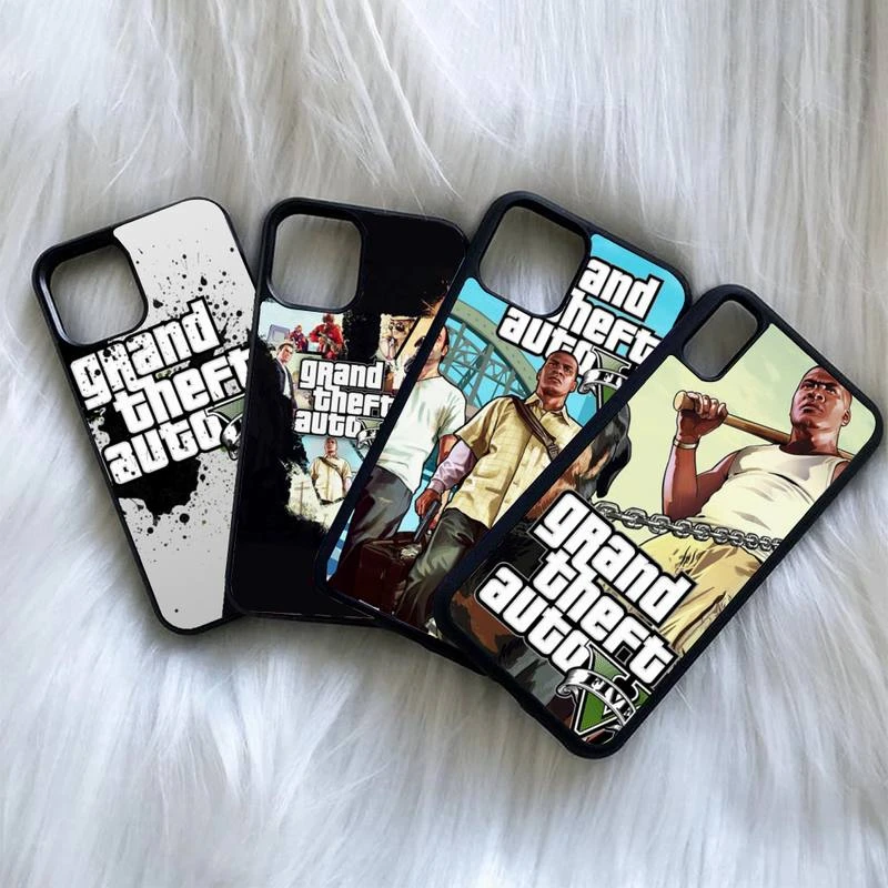 Gta 5 Grand Theft Auto V Phone Case For Iphone 13 12 Mini 11 Pro Max 7 8 Plus X Xs Max Xr Pc Hard Silicone Cover Shell Phone Case Covers Aliexpress