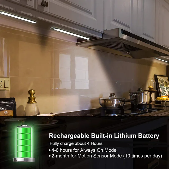 70 LED PIR Motion Sensor Under Cabinet Light 15