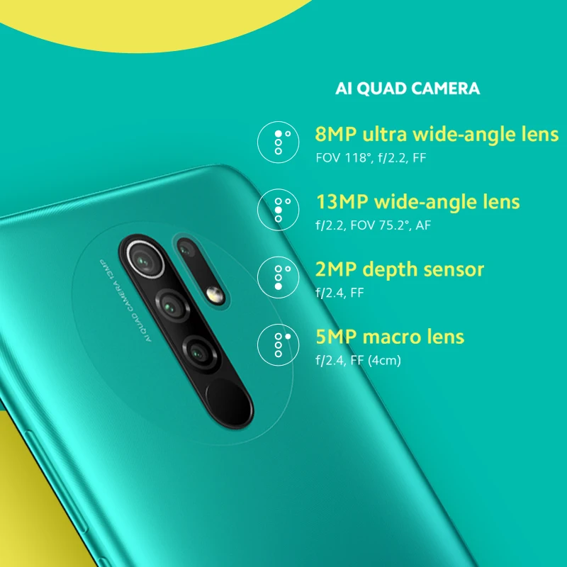 xiaomi redmi 9 megapixel