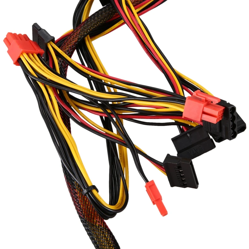 500 Вт тихий с вентилятором ATX 12V 4/8 Pin PC блок питания модульный SLI освещенный
