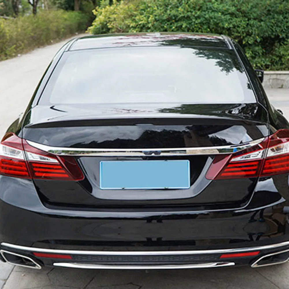 Для Honda Accord ABS спойлер заднего багажника, крыла губ черный белый