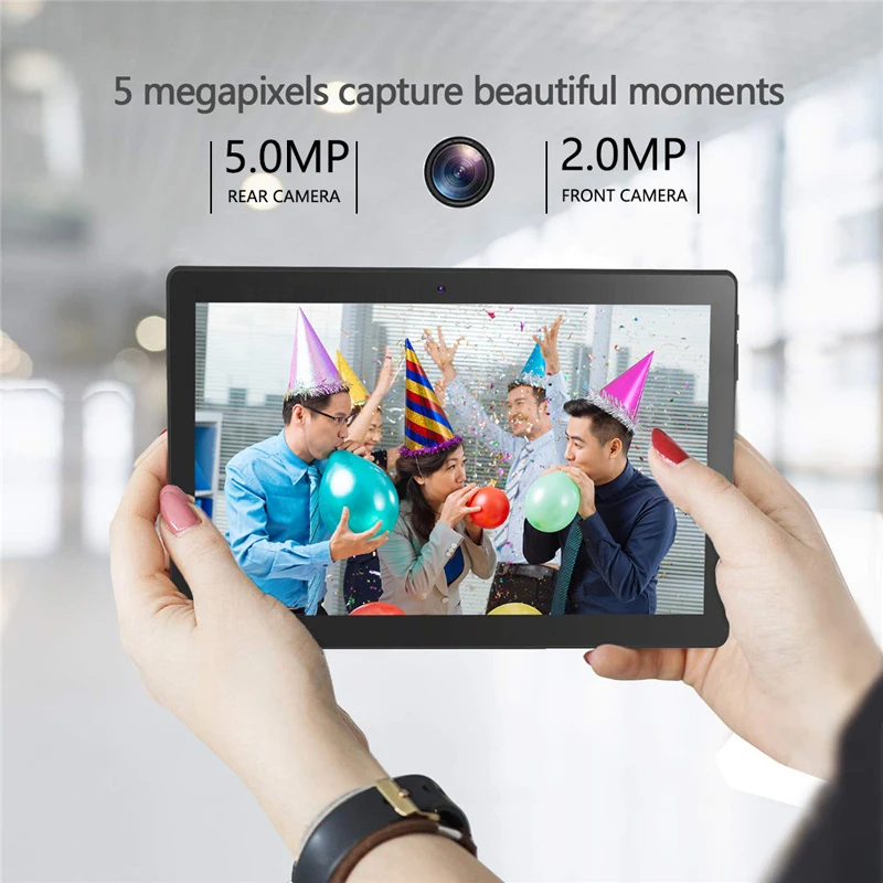 US $85.88 New 101 inch Tablet PC System 3G Phone Call OCTA Core 64GB ROM Bluetooth 40 WiFi 25D Steel Screen TabletS