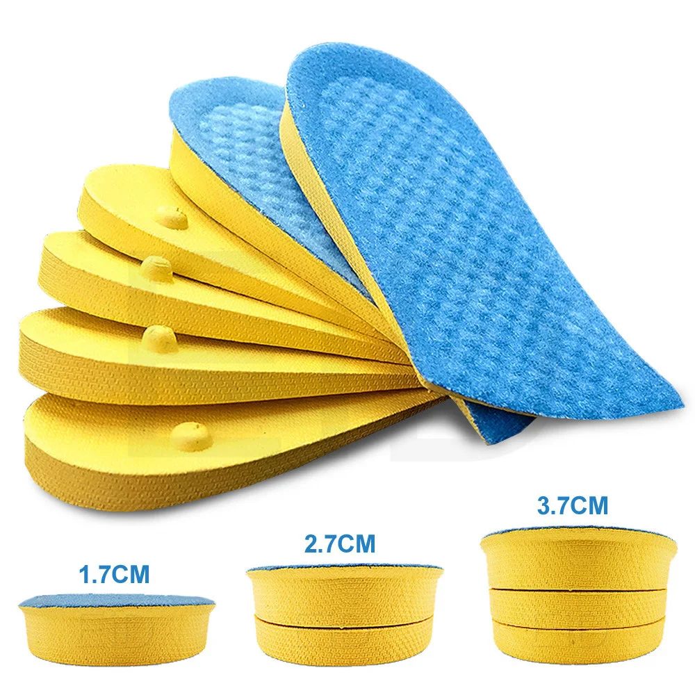

EiD 3.7cm Invisible Height Increase Insole Cushion Height Lift Adjustable Cut Shoe Heel Insert Taller Support Absorbant Foot Pad
