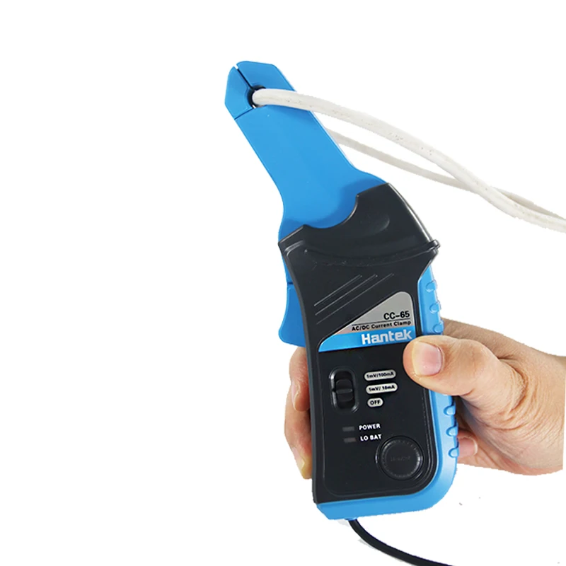Hantek CC-65 AC/DC Current Clamp Meter for Digital Multimeter Oscilloscope 20KHz Bandwidth 1mV/10mA 65A With BNC Connector CC65 2