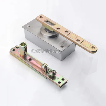 

HOT 1Set Heavy Duty Door Pivot Hinges 360 Degree Rotary Door Hinges Install Up and Down w Positioning Hinges Load bearing 120KG
