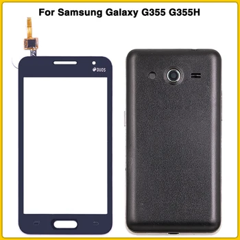 

Full Housing Case For Samsung Galaxy Core 2 SM-G355H G355 G355H Battery Back Cover Middle Frame + Touch Screen Panel