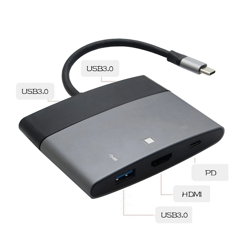 5 в 1 type C концентратор до 4 K-60 Ghz Hdmi/Usb C 3,1/Pd/3 Usb 3,0 зарядный адаптер для nintendo Switch Macbook ноутбук смартфон