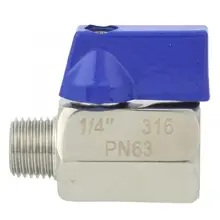 BSPP мужской/женский резьба 2 способ запорный шаровой клапан для соединение водопроводной трубы из нержавеющей стали