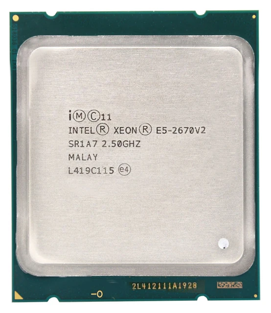 Veeg Meerdere Moederland Intel Xeon E5-2670 V2 E5-2670v2 E5 2670 V2 E5 2670v2 2.50ghz 10-cores 25m  Lga2011 Processor Suitable X79 Motherboard - Cpus - AliExpress