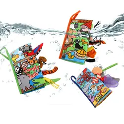 Livros para bebês 0 12 meses, brinquedo montessori para aprendizado de crianças, recursos 3d, rabo de animal macio, livro de pano para crianças, 1 ano, presente